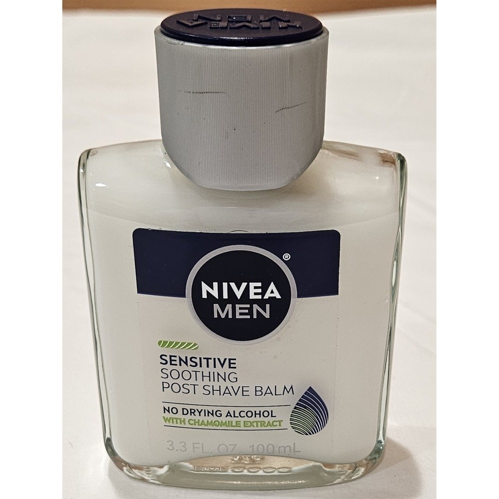 NIVEA Men Sensitive Post‎ Shave Balm 3.3oz Chamomile Alcohol Free NEW